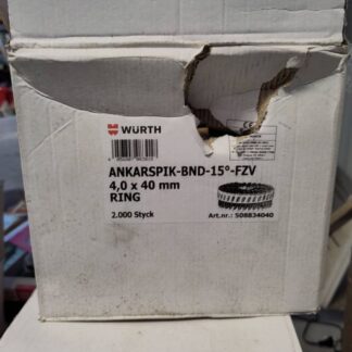 Rundbandad ankarspik, 4x40